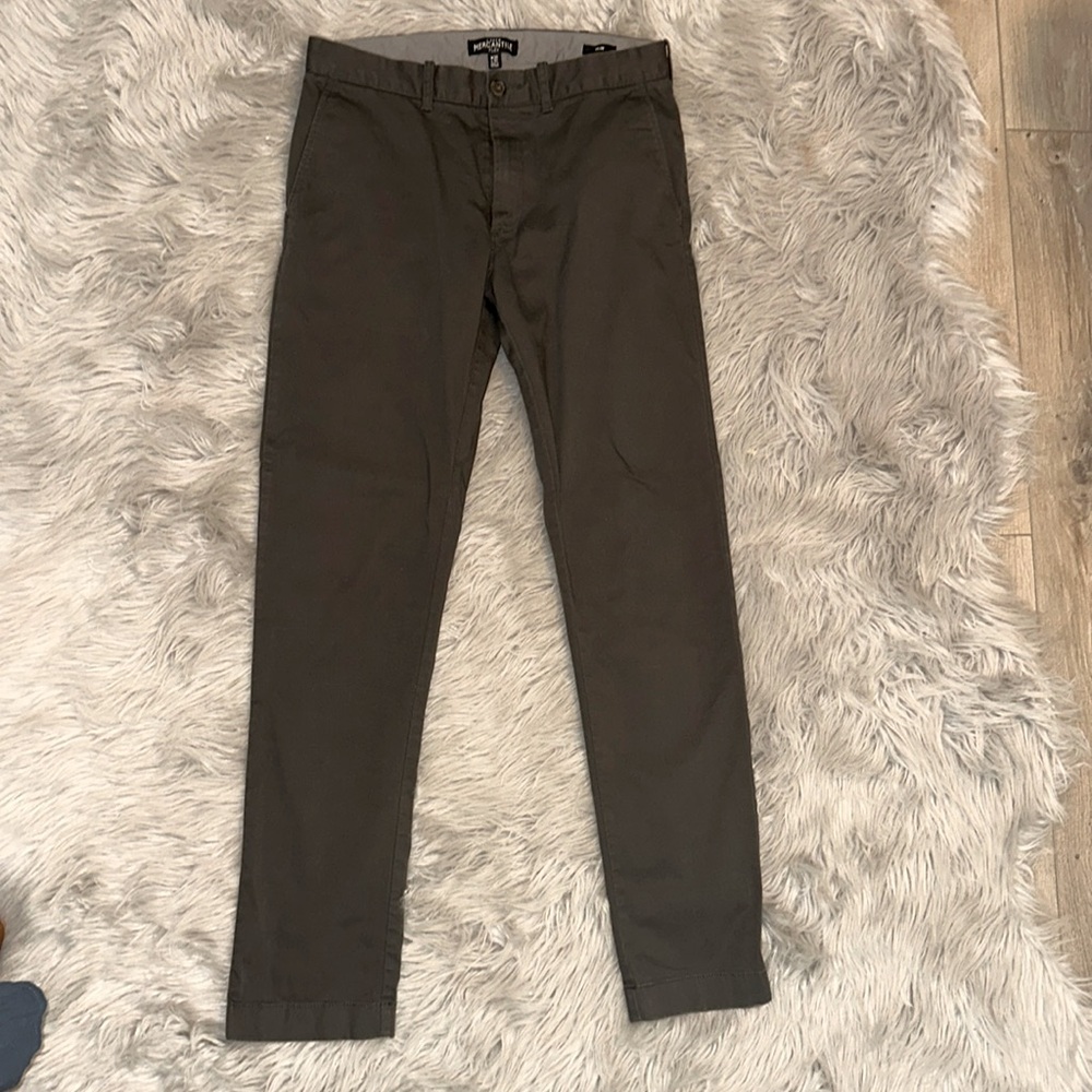 J.Crew Mercantile flex, Slim dark gray/neutral pant 30 X 32